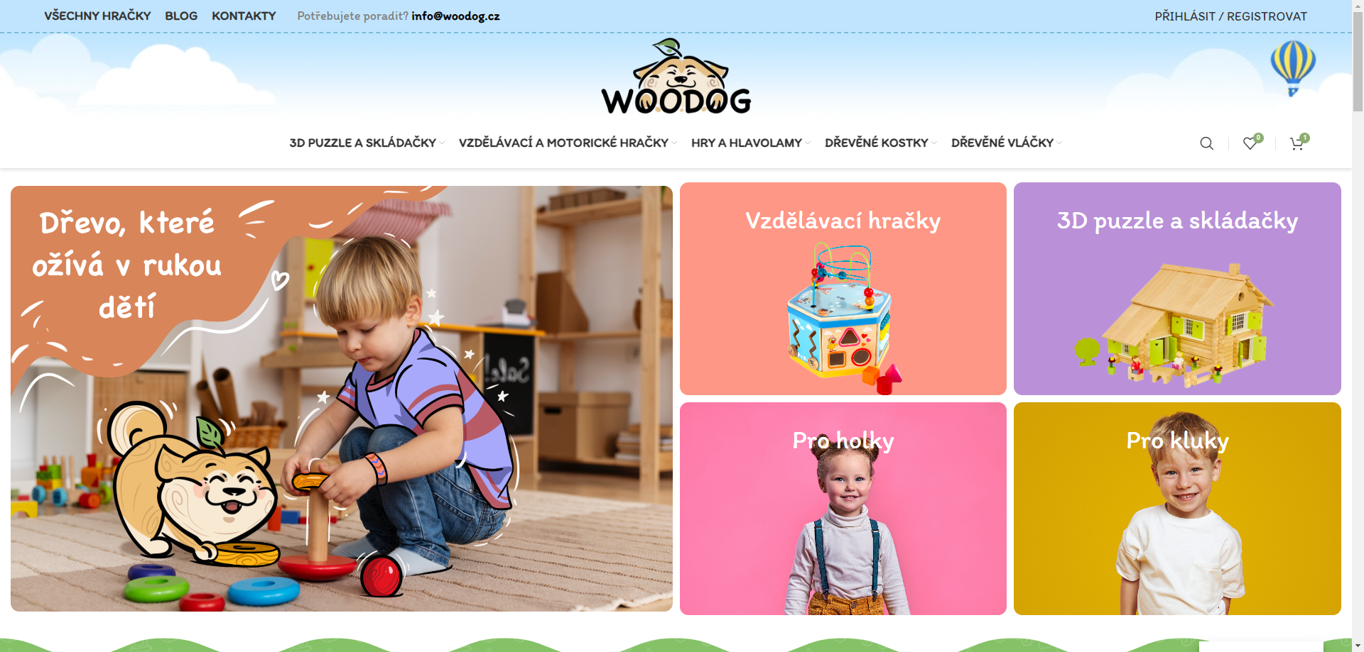 Hlavni stranka Woodog cz