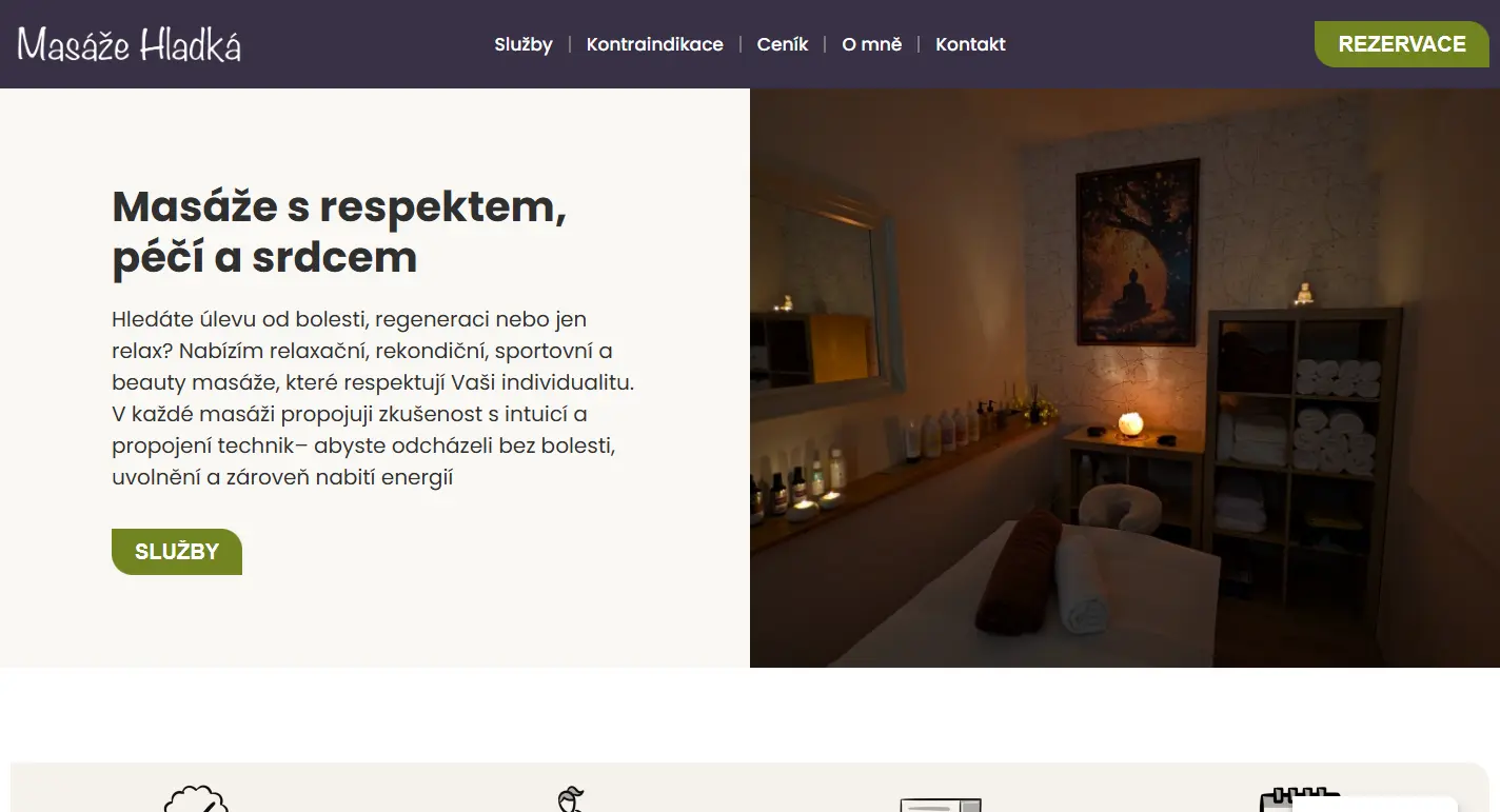 Masaze Hladka – Individualni masaze s peci a respektem v Praze reference